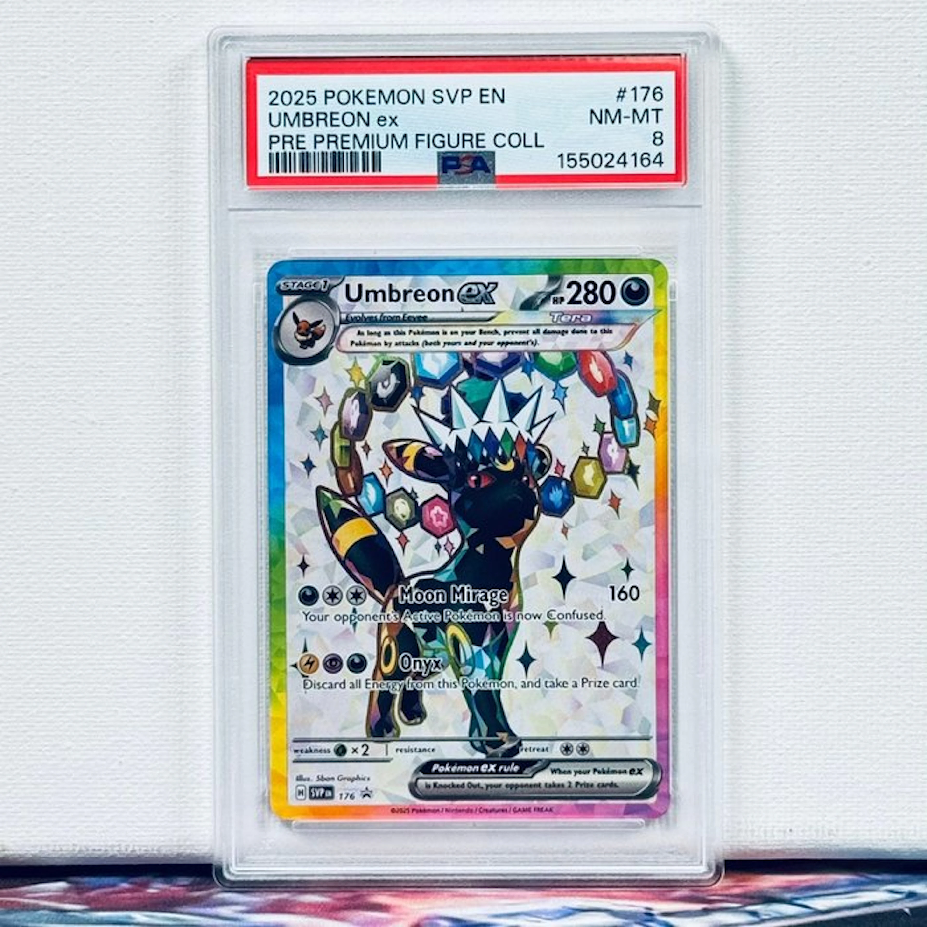 Pokémon Graded card - UMBREON ex #176 2025 POKEMON SVP EN...