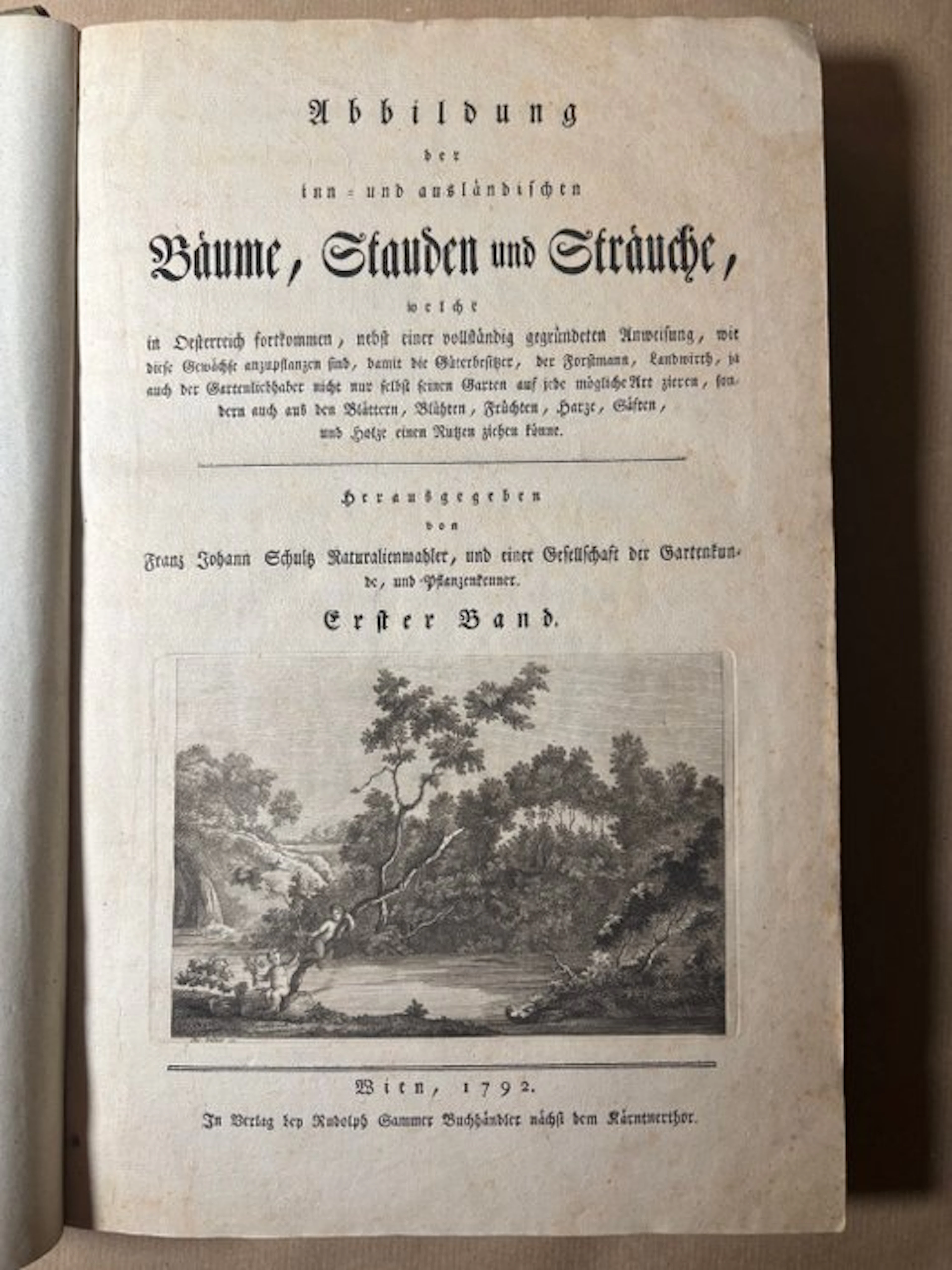 Franz Johann Schultz (editor) - Abbildung der inn- und ausländischen Bäume