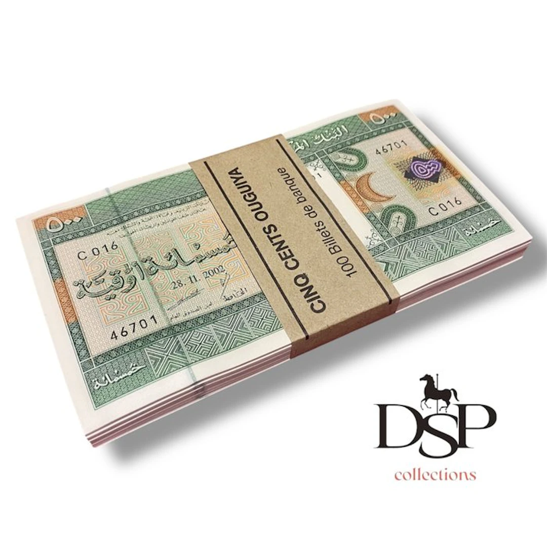 Mauritania. - 100 x 500 Ouguiya - 2002 - Pick 8c (No reserve price)