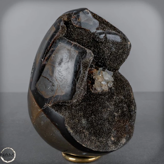 Stunning septarian egg – A work of art from nature