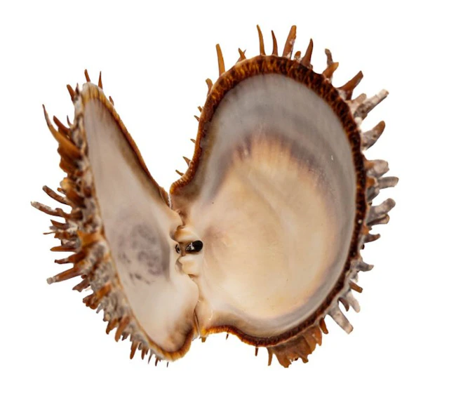 Exquisite natural work of art: European thorny oyster...