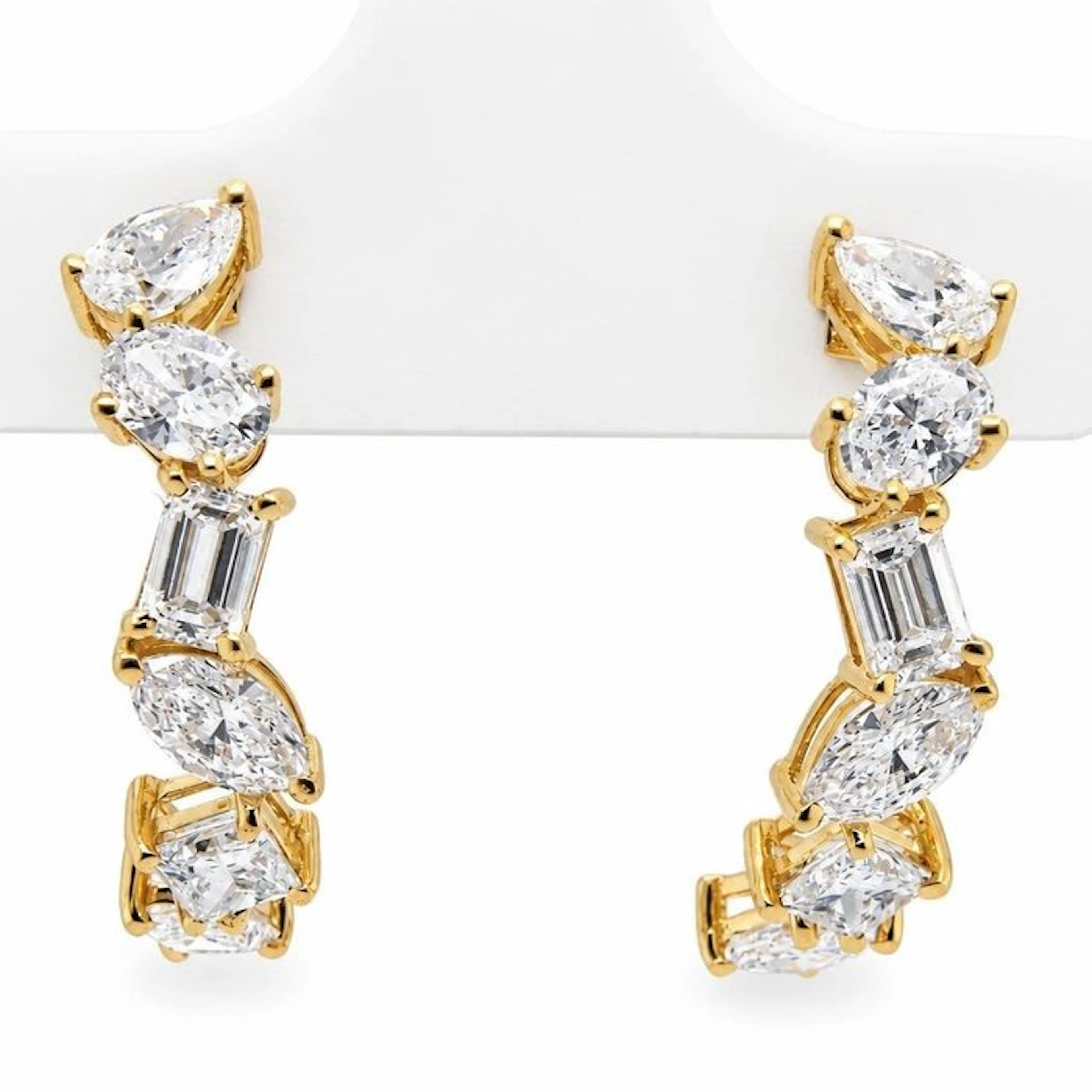 No reserve price - Earrings - 14 kt