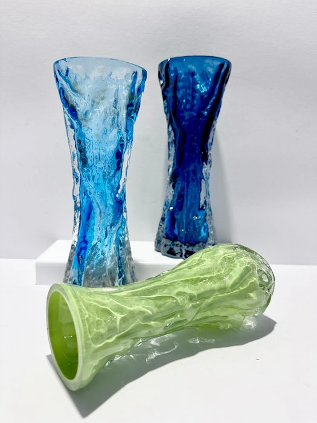 Ingrid Glashütte - Kurt Wokan - Vase (3) - Frozen glass