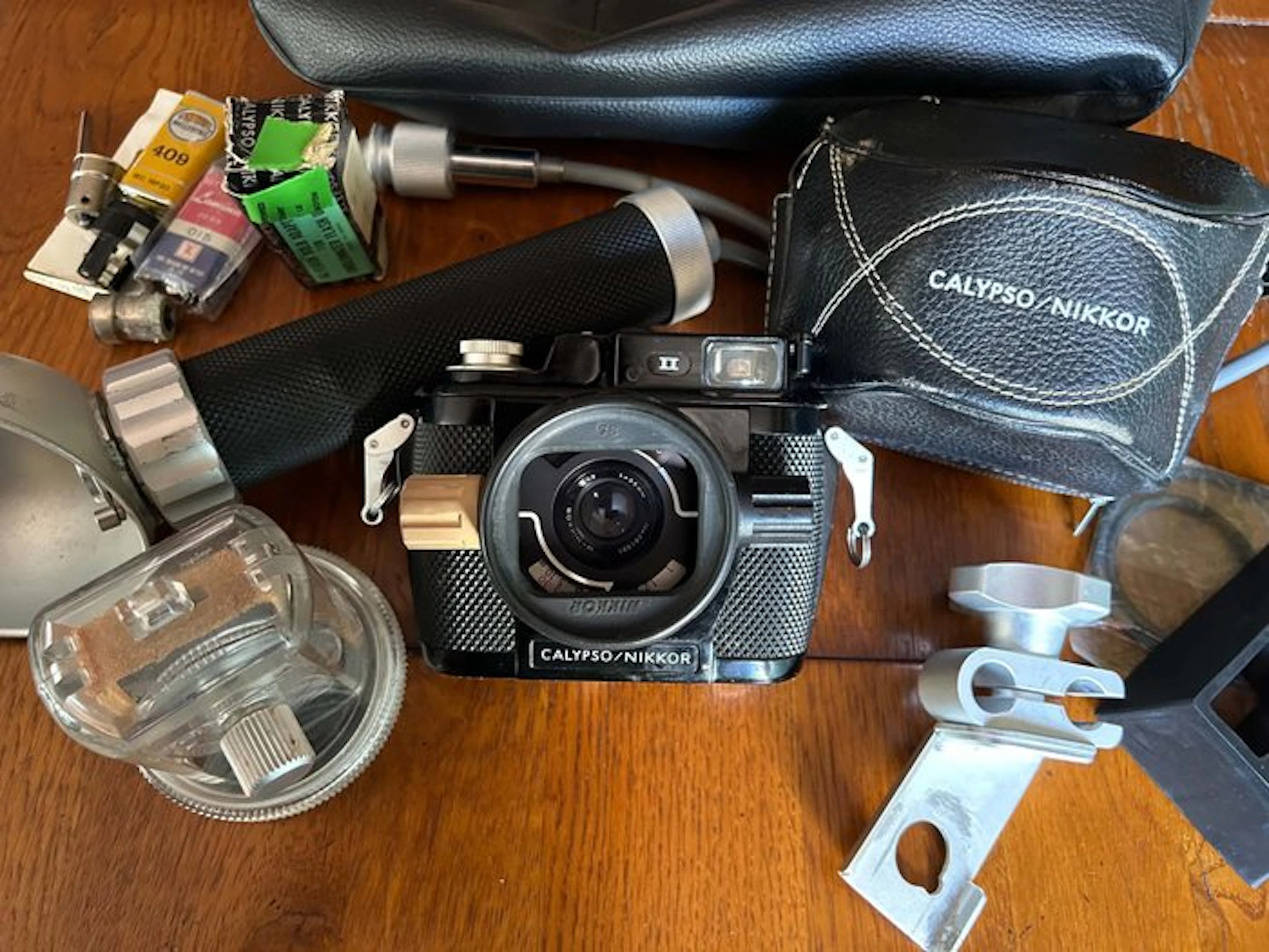 Calypso / Nikkor II + 35mm + acc. | Underwater camera