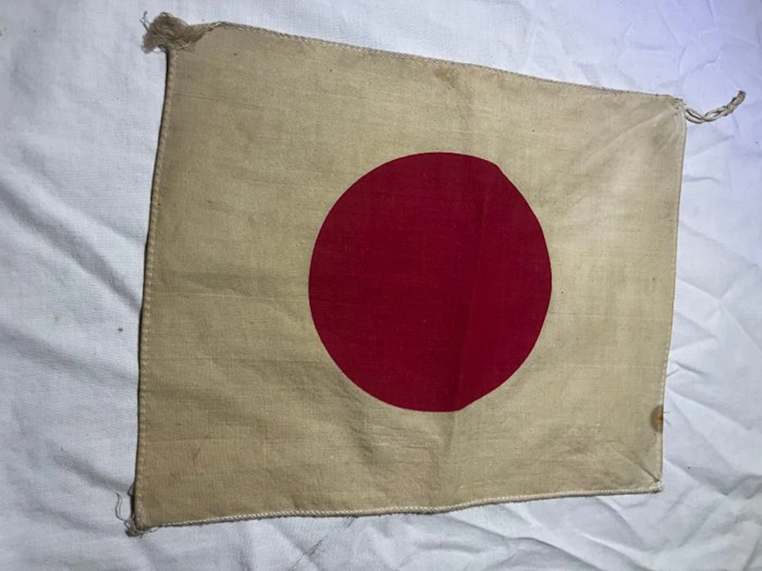 Rare ww2 Japanese Imperial Japanese Army Flag - Personal equipment - Flag