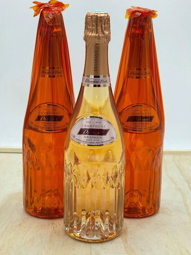 Vranken, Cuvée Diamant Brut - Champagne Rosé - 3 Bottles (0.75L)