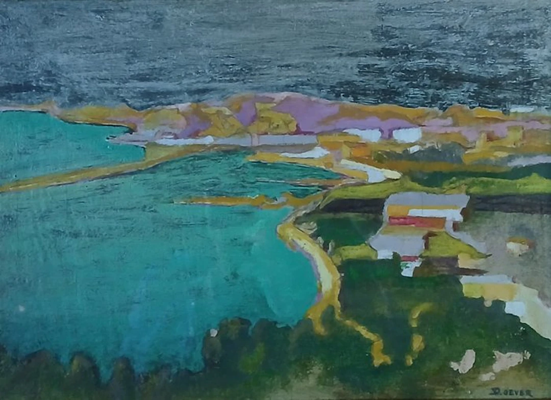 Christian Van den Oever (1881-1952) - Landschap in Noord Afrika - orientalisme