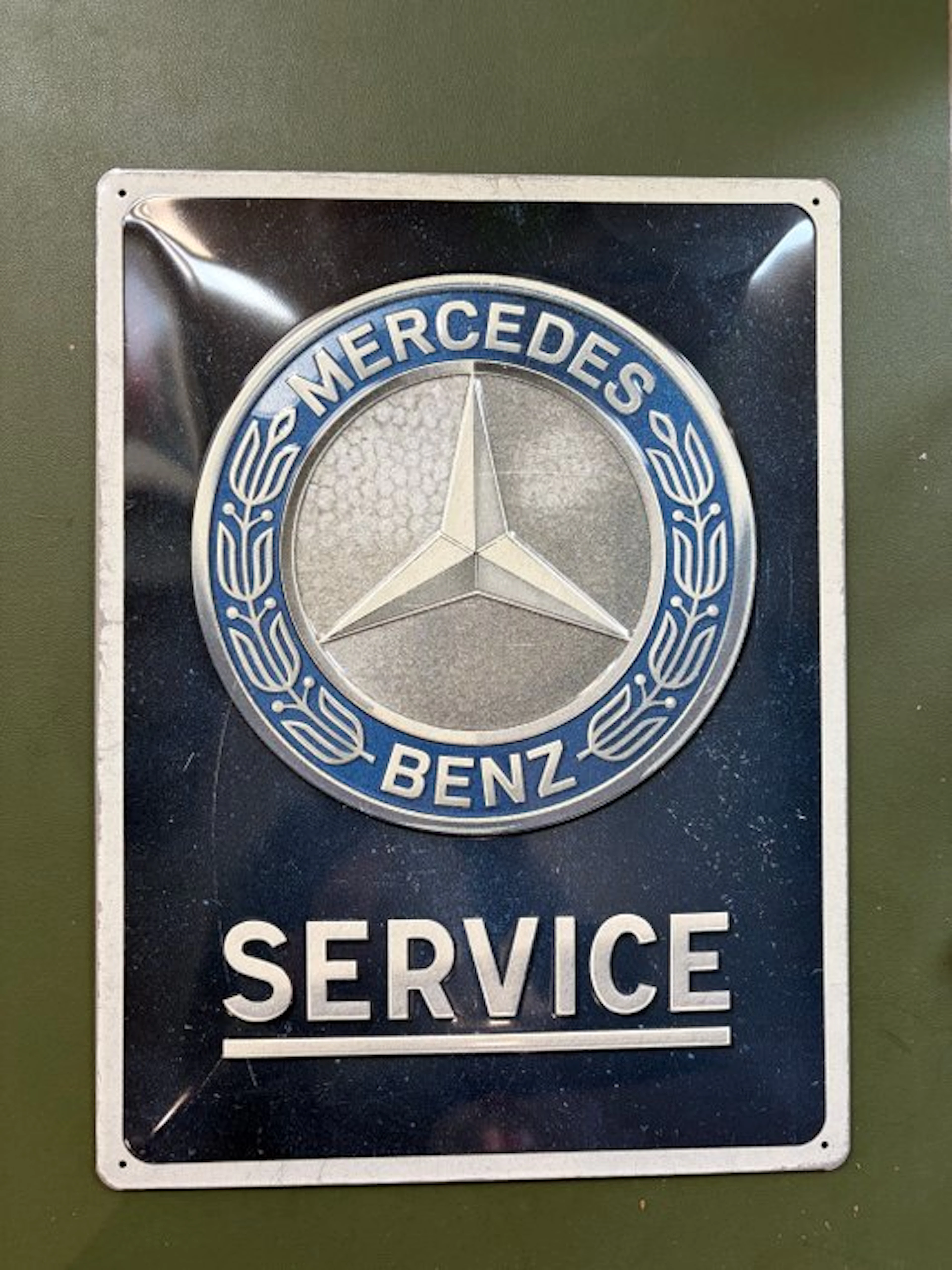 Mercedes-Benz - Mercedes-Benz Service - Sign - Metal