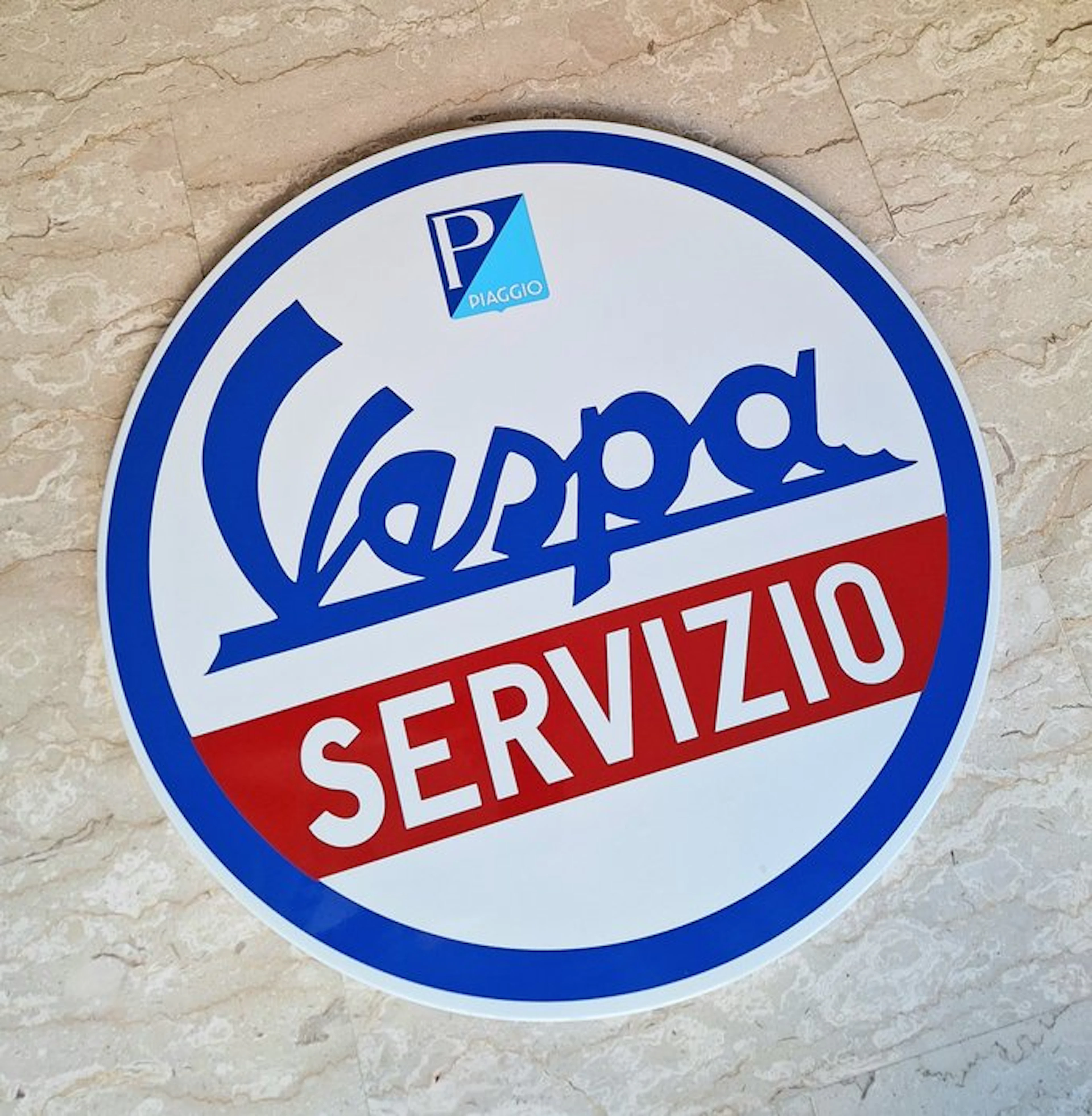 Piaggio - Vespa Service - Advertising sign - Metal