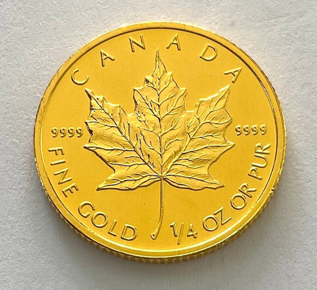 Canada. 10 Dollars 2014 - Maple Leaf - 1/4 oz Gold