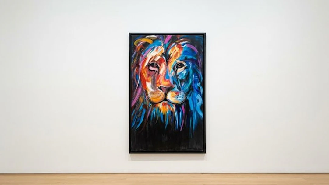 Geida - « Blue Lion » Hand made, exemplaire unique