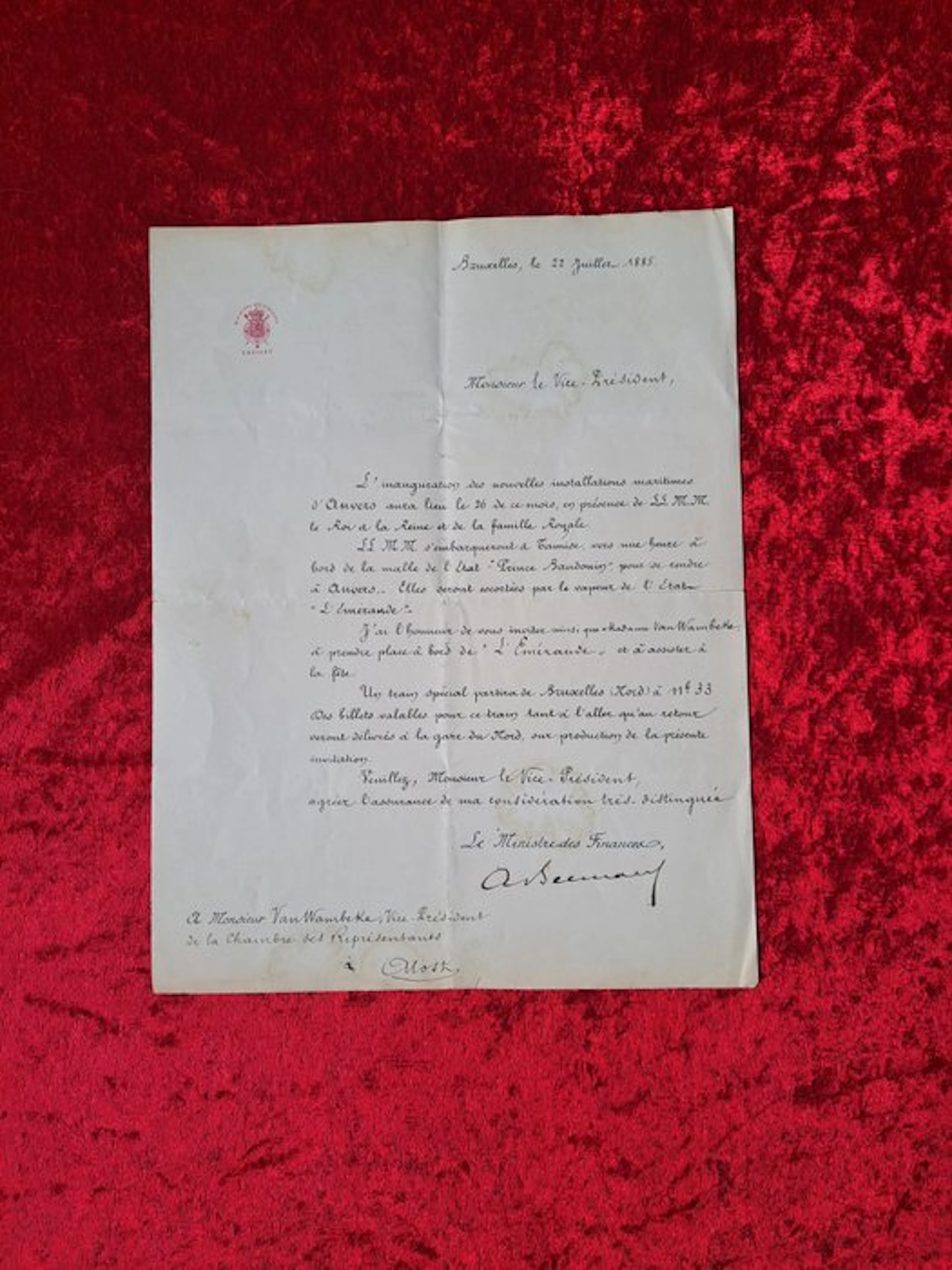 Auguste Beernaert (1829-1912) [Prix Nobel de la Paix...