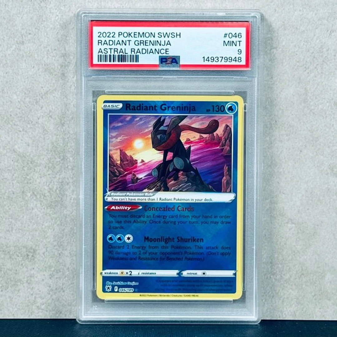 Pokémon Graded card - RADIANT GRENINJA #046 - Pokémon - PSA 9