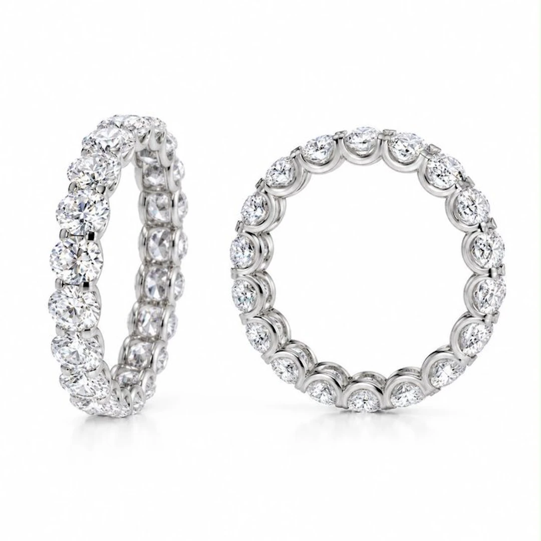 No reserve price - Ring - 14 kt. White gold - 2.00ct. tw. Diamond (Lab-grown)