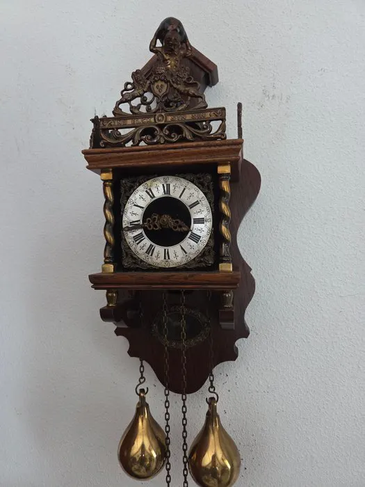 Wall clock - Wood - 1960-1970 - Zaanse clock