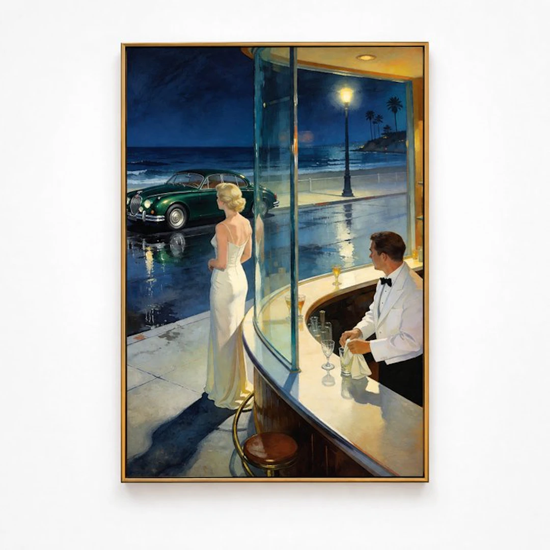 Le Yack - Closing Time on the Promenade - Hand signed