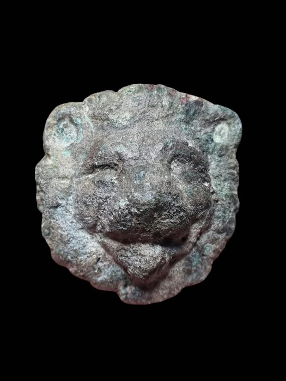 Ancient Roman Bronze Stunning and Rare Fountain Lion Ornament (No