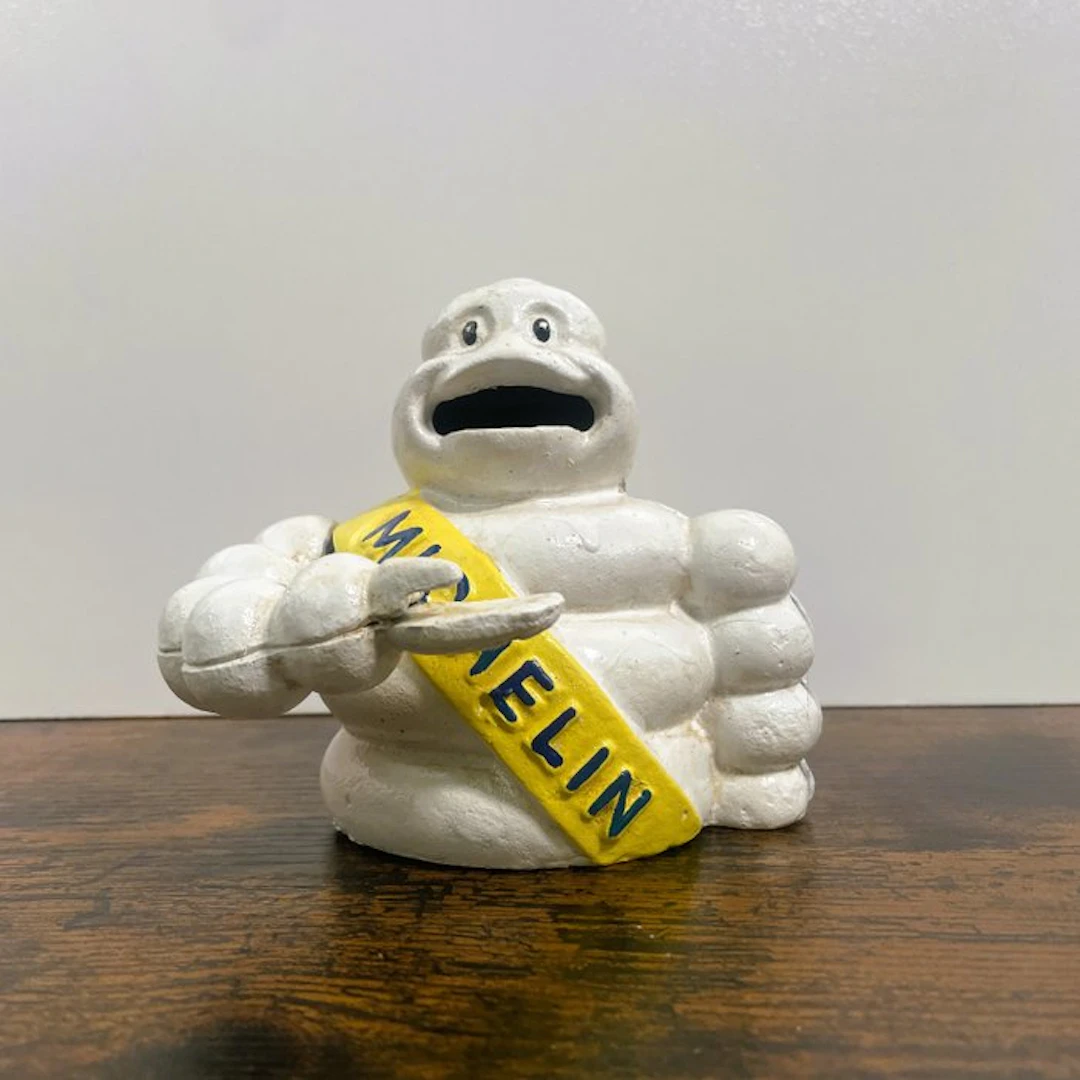 Michelin, Mechanische spaarpot - Mascot - Cast iron