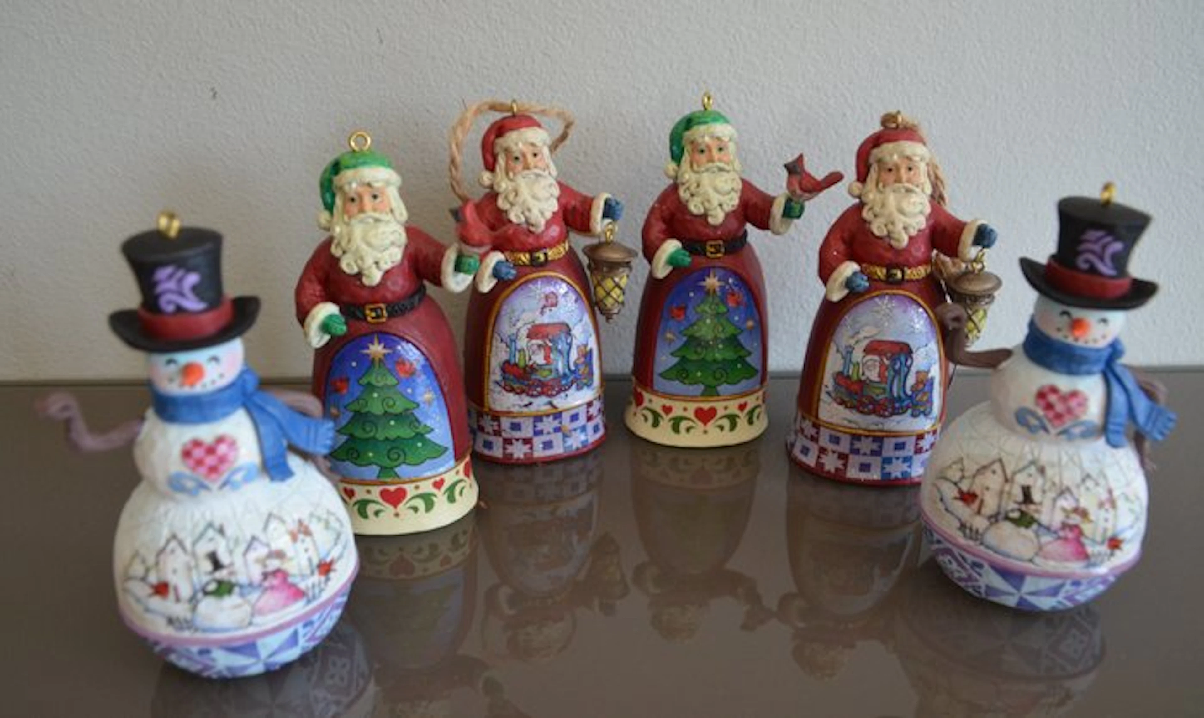 Jim Shore - Christmas tree ornament ENESCO (6) - Resin...