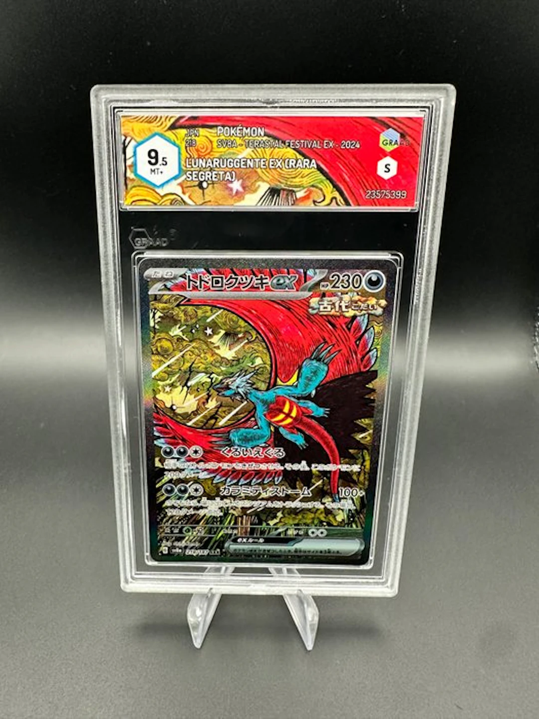 Pokémon - 1 Graded card - Roaring Moon Foil