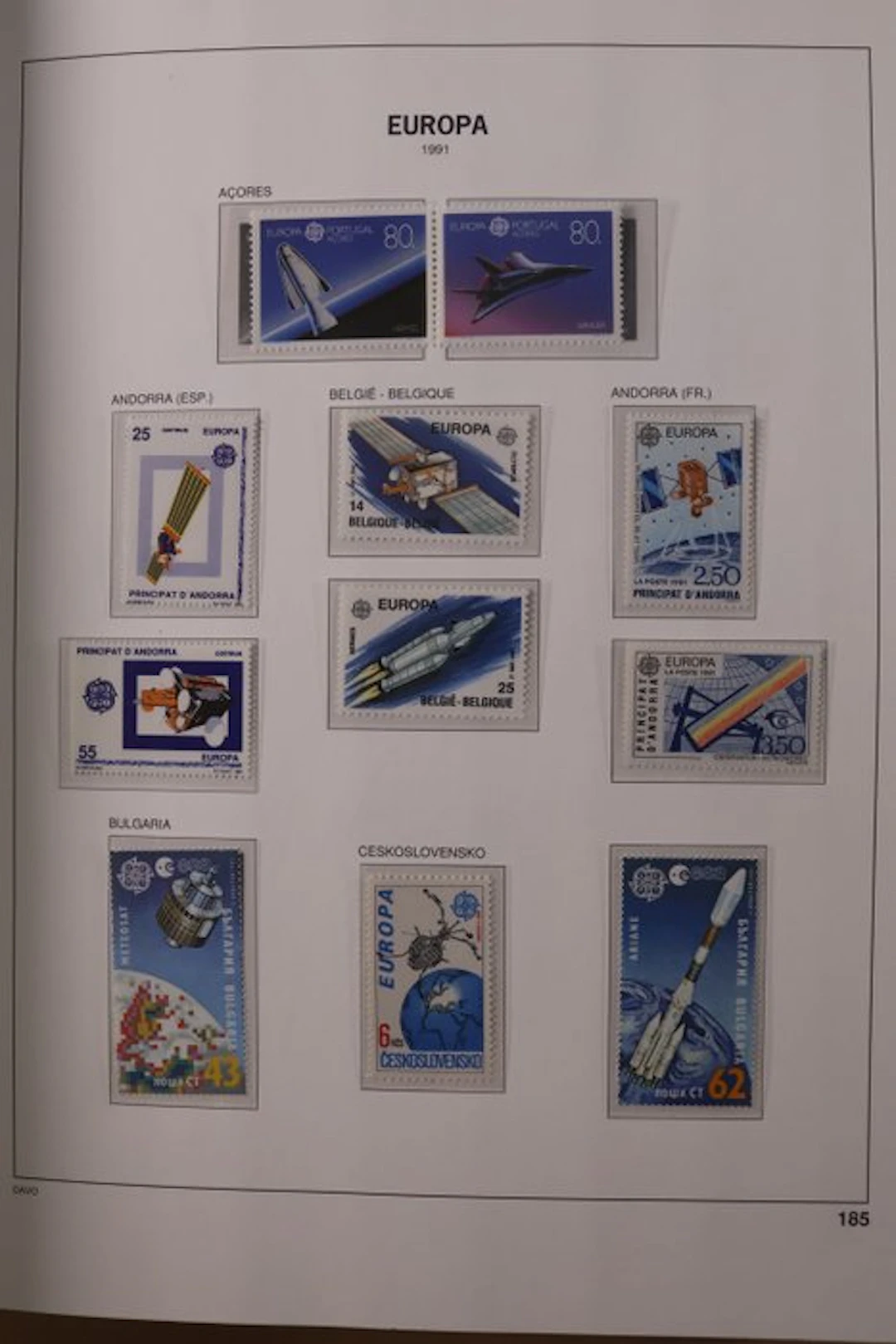 United Europe CEPT 1991/1994 - Complete collection in DAVO LX pre-press album