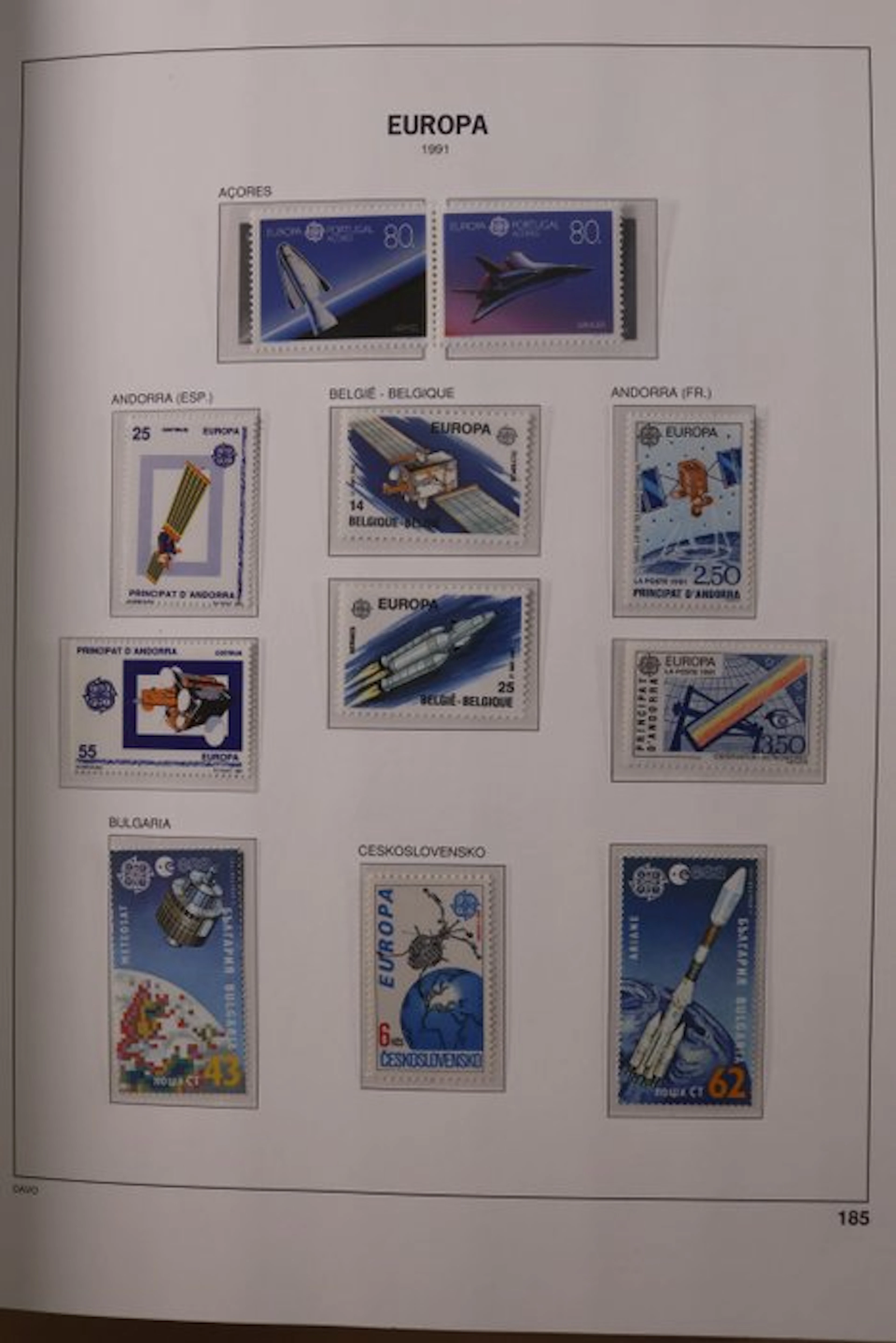 United Europe CEPT 1991/1994 - Complete collection in DAVO LX pre-press album