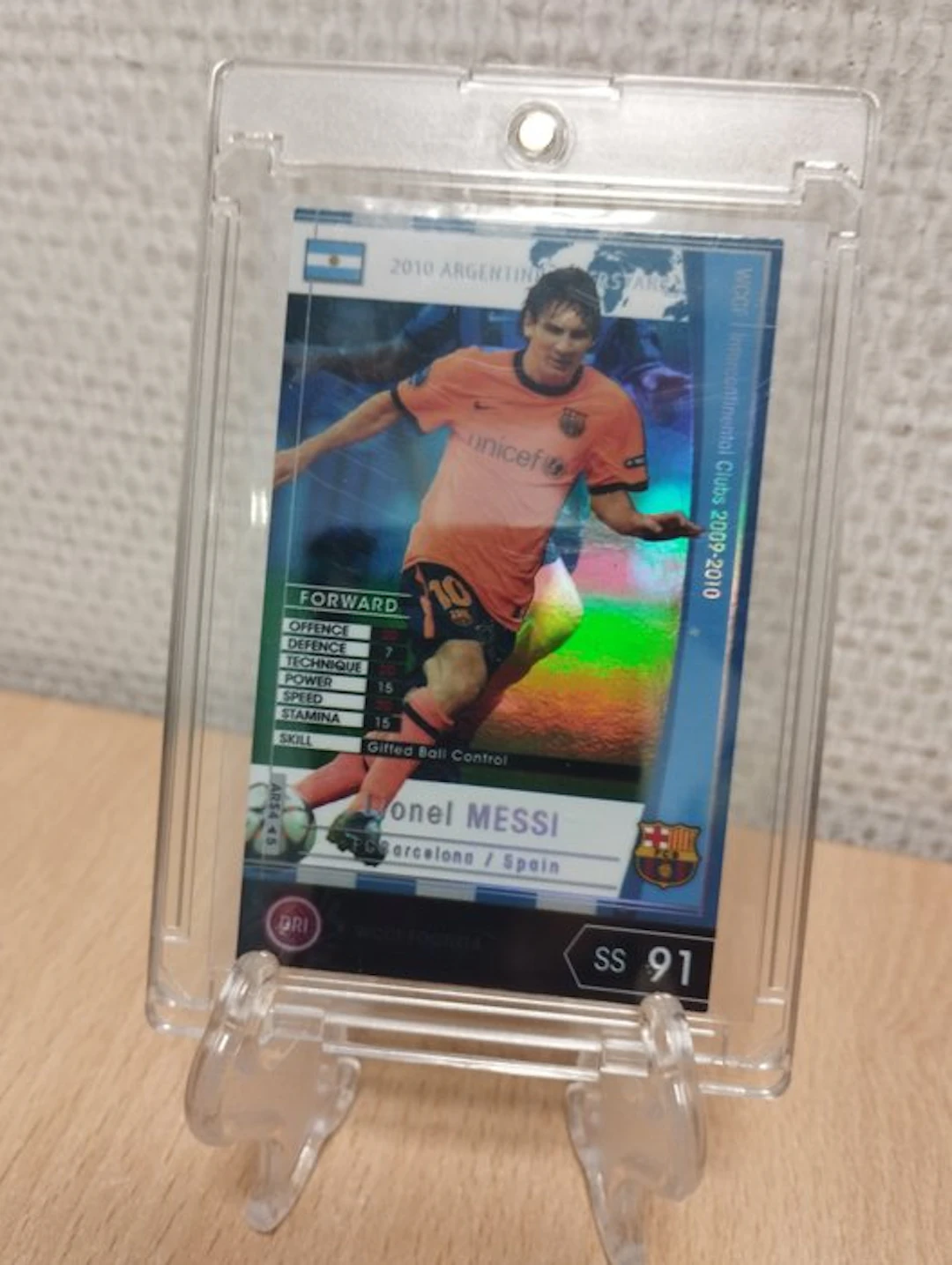 Panini WCCF 2009-10 Argentina Superstars, Lionel Messi ARS 4/5 Card