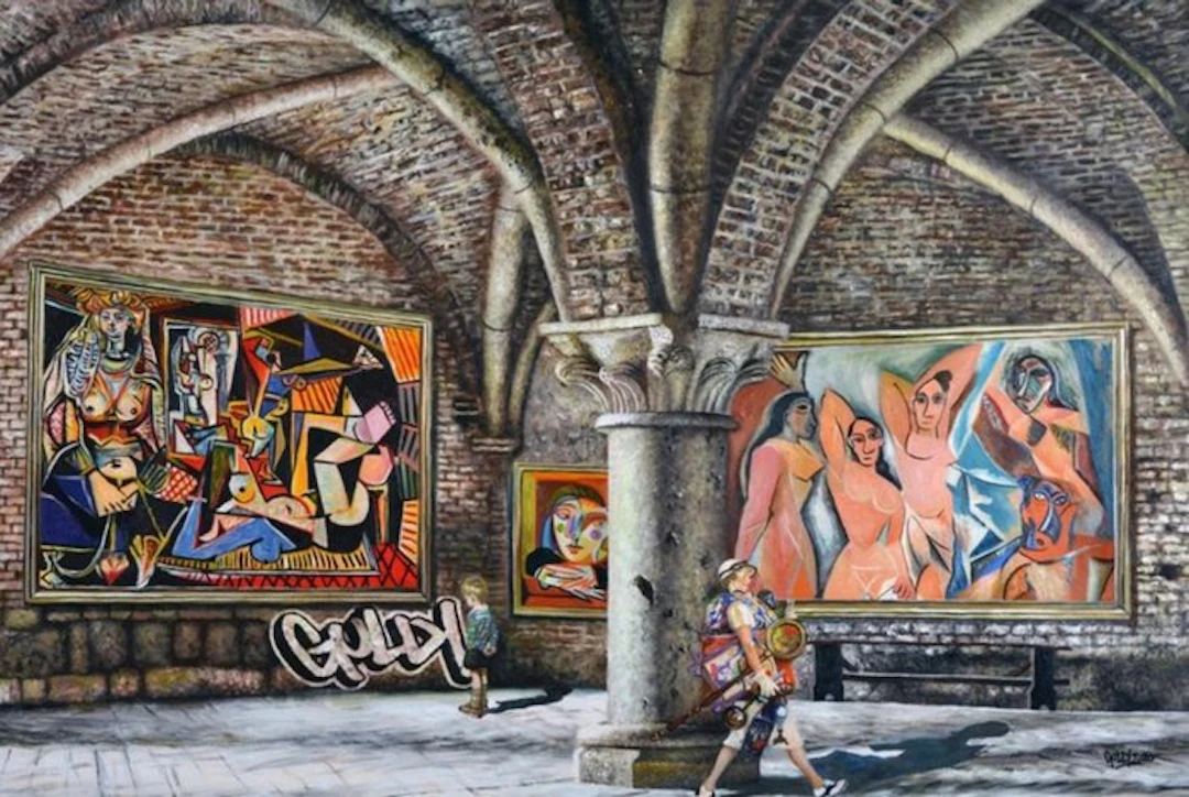 Gully (1977) - Gully and the children meet Picasso 3