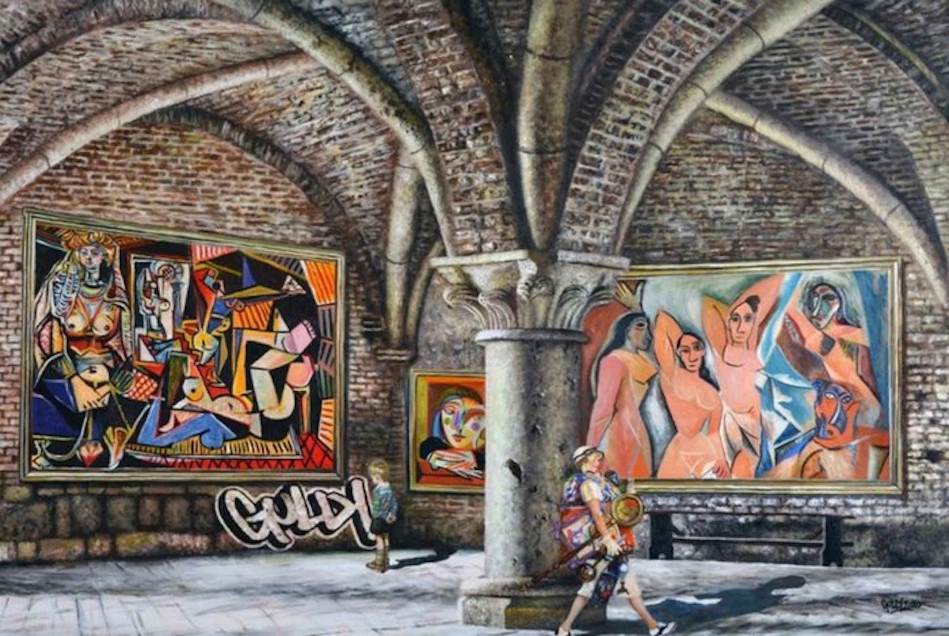 Gully (1977) - Gully and the children meet Picasso 3