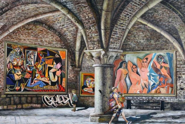 Gully (1977) - Gully and the children meet Picasso 3