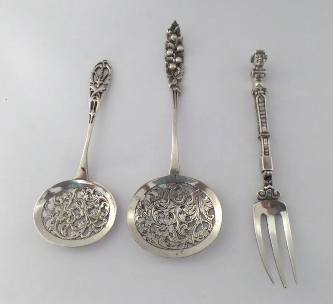 Begeer en - van Eldik - Spoon (3) - .835 silver - fork