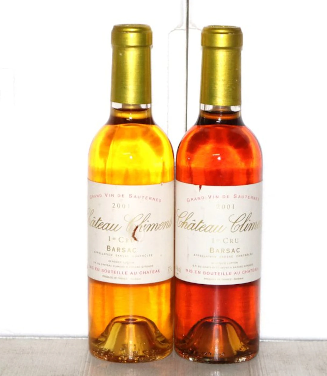 2001 Château Climens - Sauternes 1er Grand Cru Classé - 2 Half Bottles (0.375L)