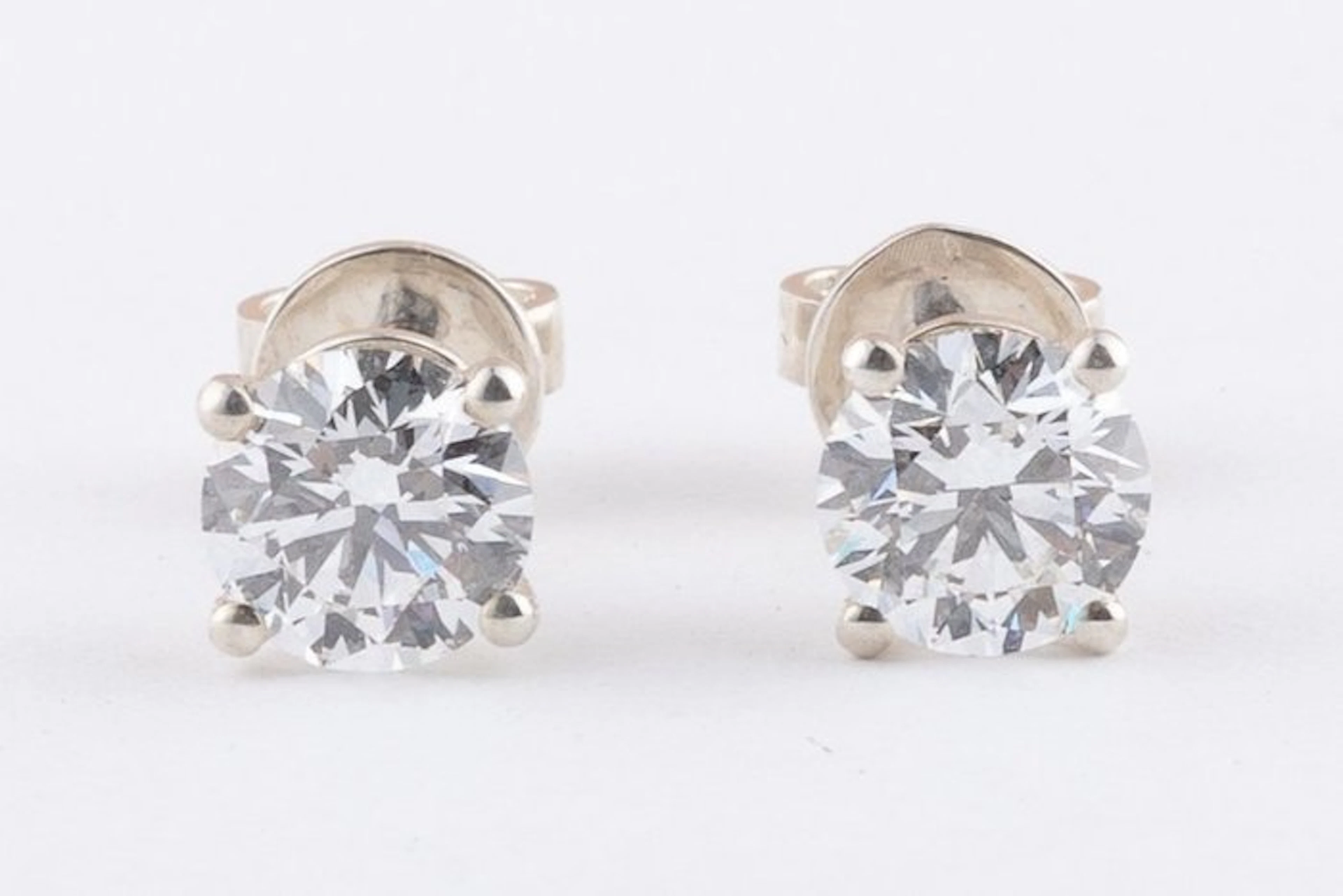 No reserve price - Earrings Silver - 2.04ct