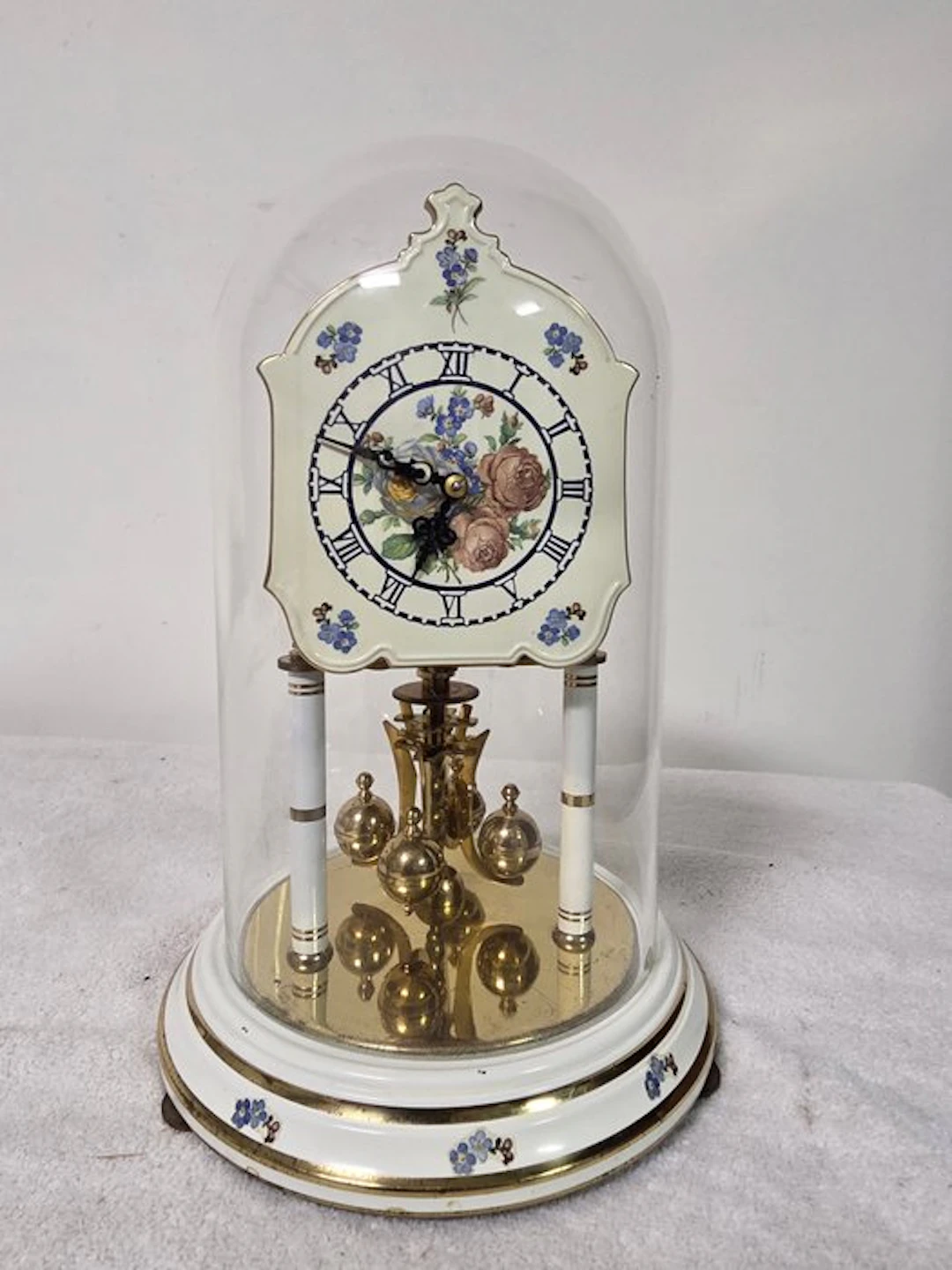 Anniversary clock - Kieninger & Obergfell - brass