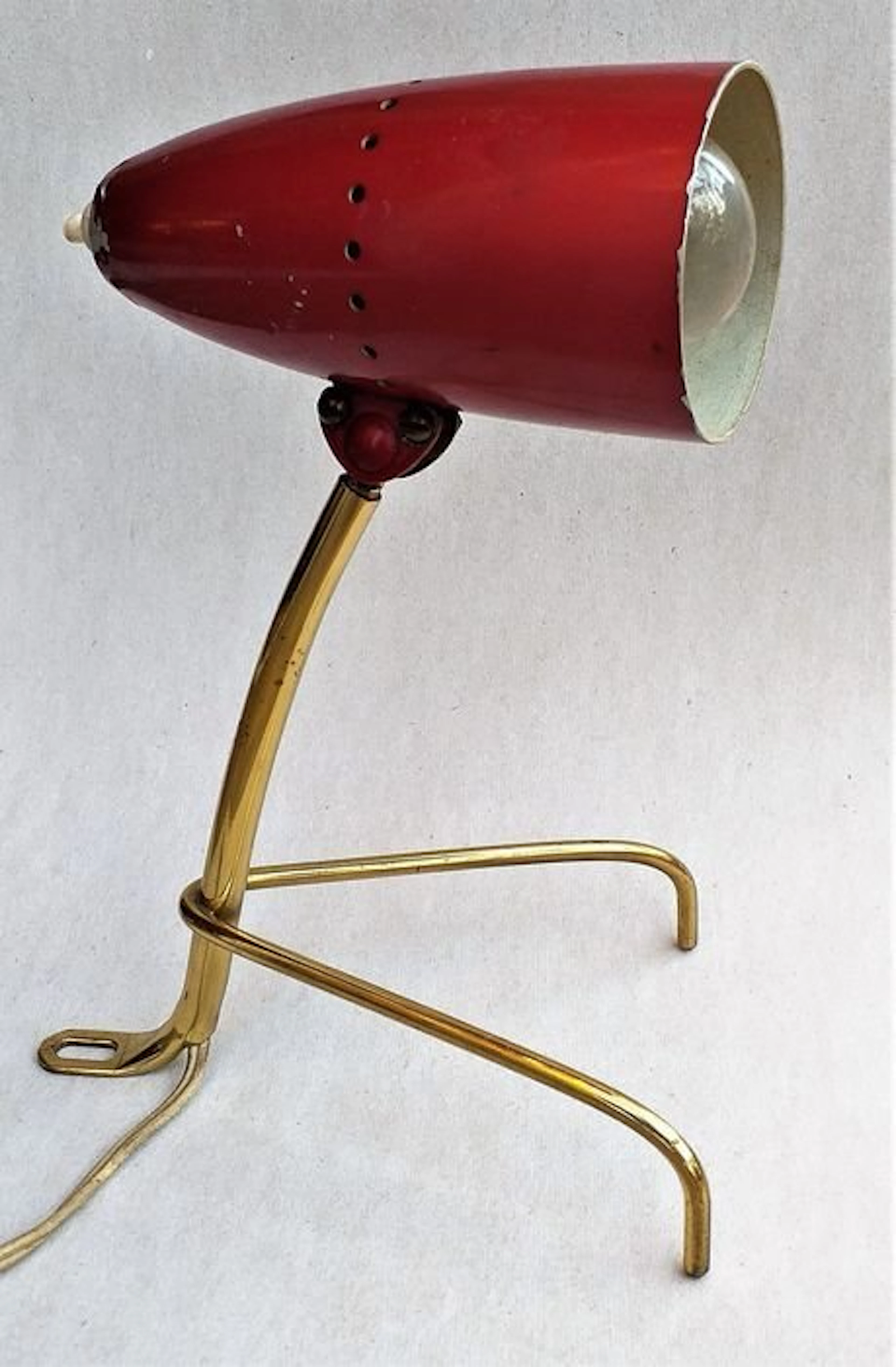 Rupert Nikoll attri. - Table lamp - Cocotte - Gilt brass