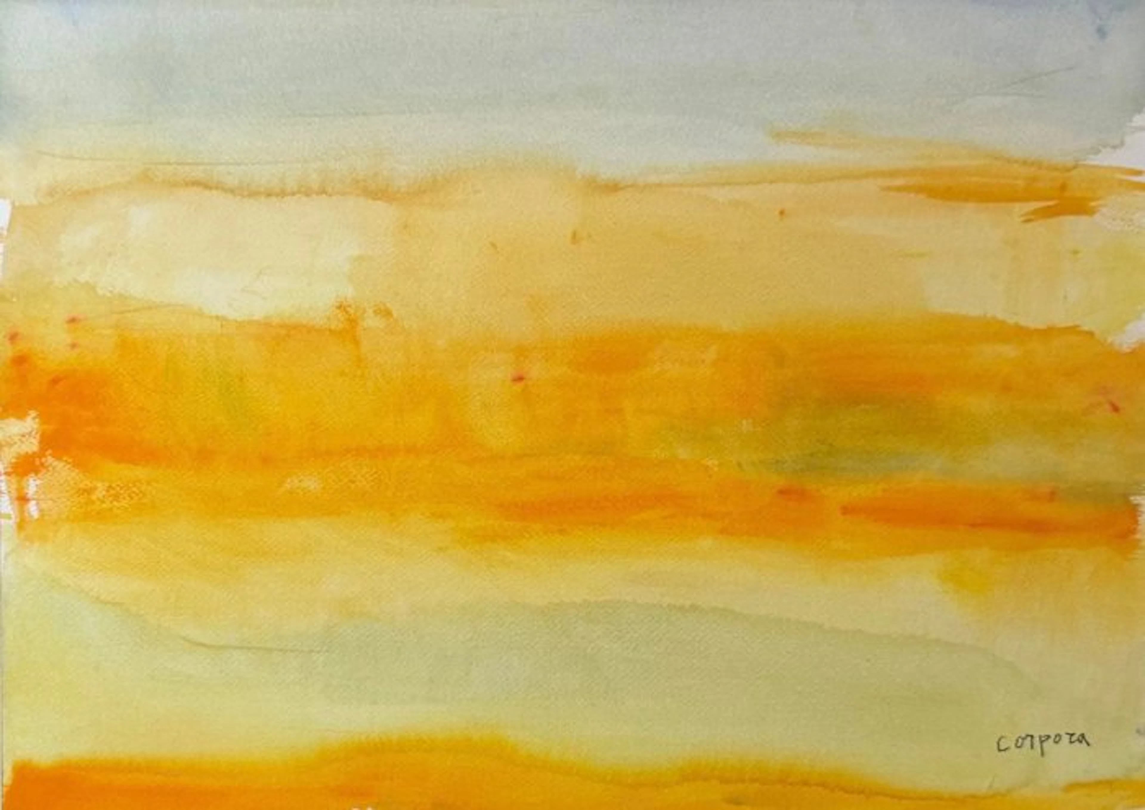 Antonio Corpora (1909-2004) - Alba sul Sahara