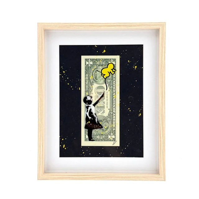 WhyCreationz (XX-XXI) - Girl with Balloon x Haring baby - Dollar Artwork