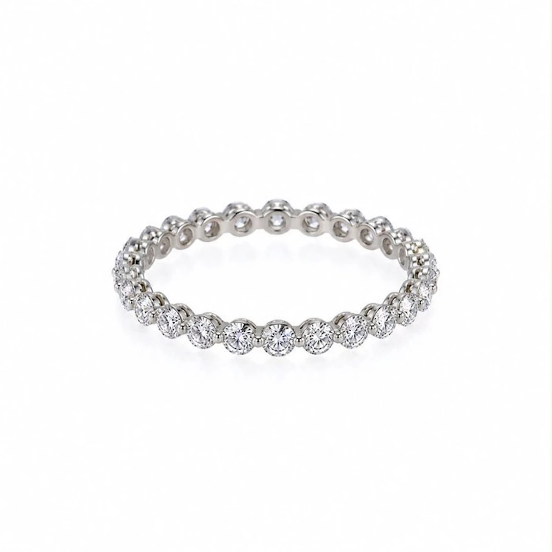 No reserve price - Ring - 14 kt. Yellow gold - 1.08ct. tw. Diamond (Lab-grown)