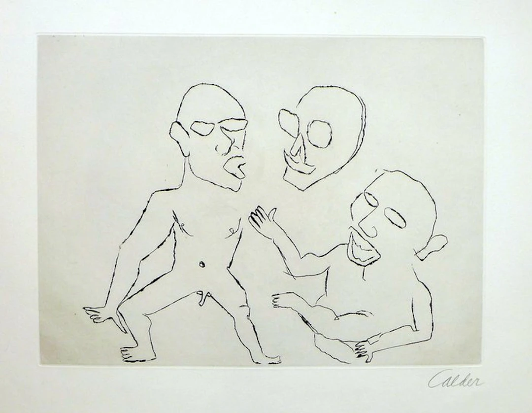 Alexander Calder (1898-1976) - Santa Claus