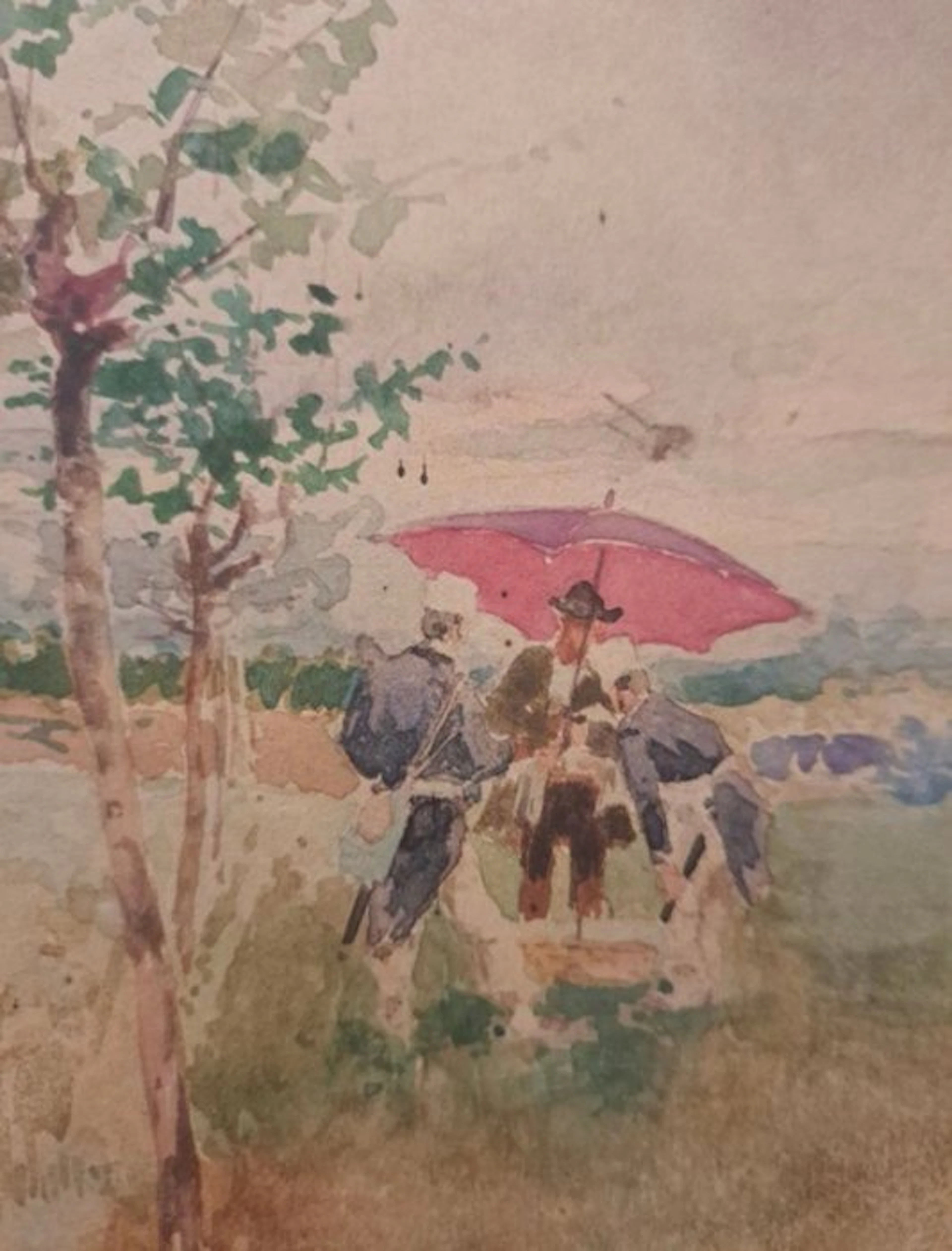Odoardo Borrani (1833-1905), Attributed to - Il saluto dei soldati