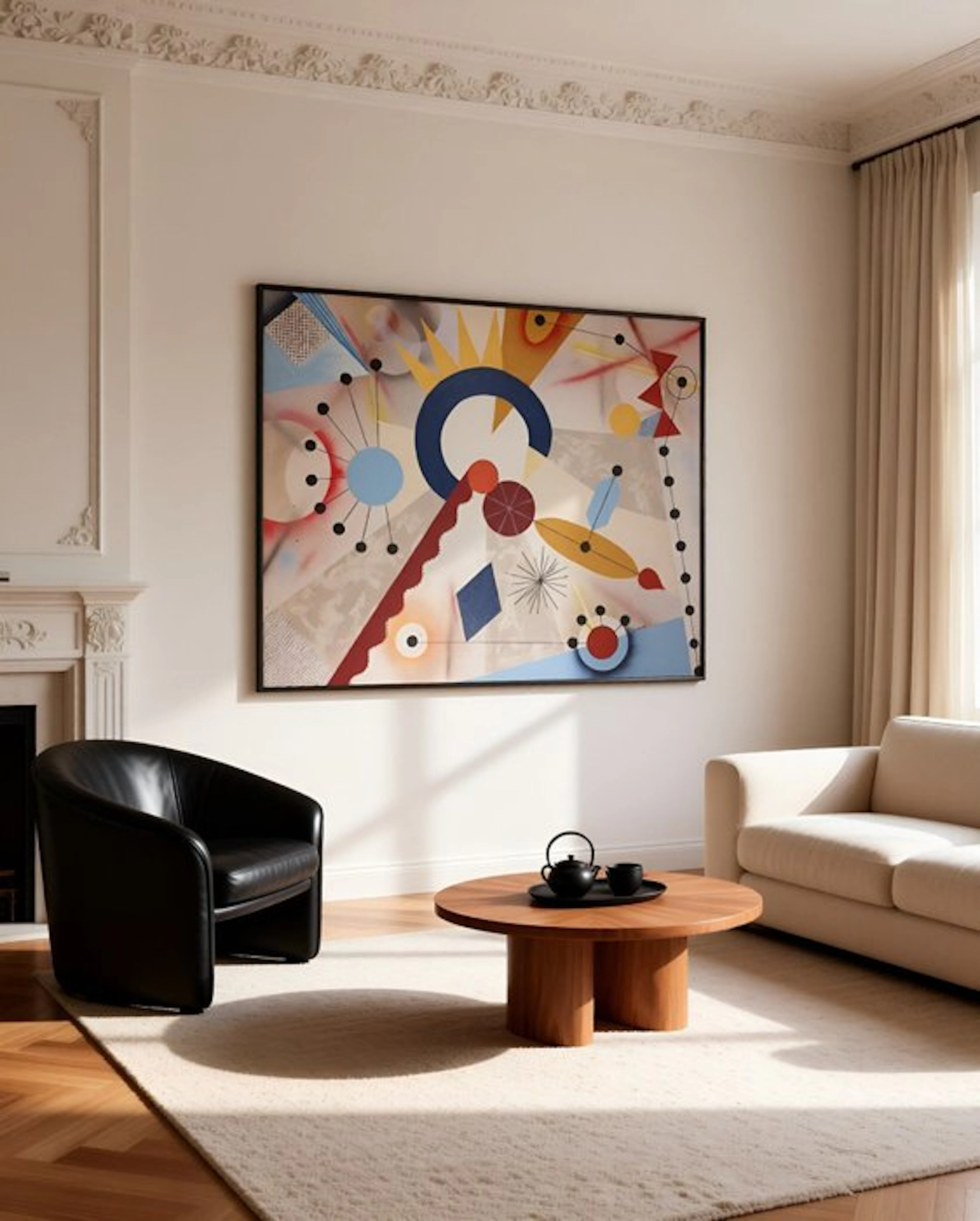Chiera - NO RESERVE -Geometric Dialogue. XXL