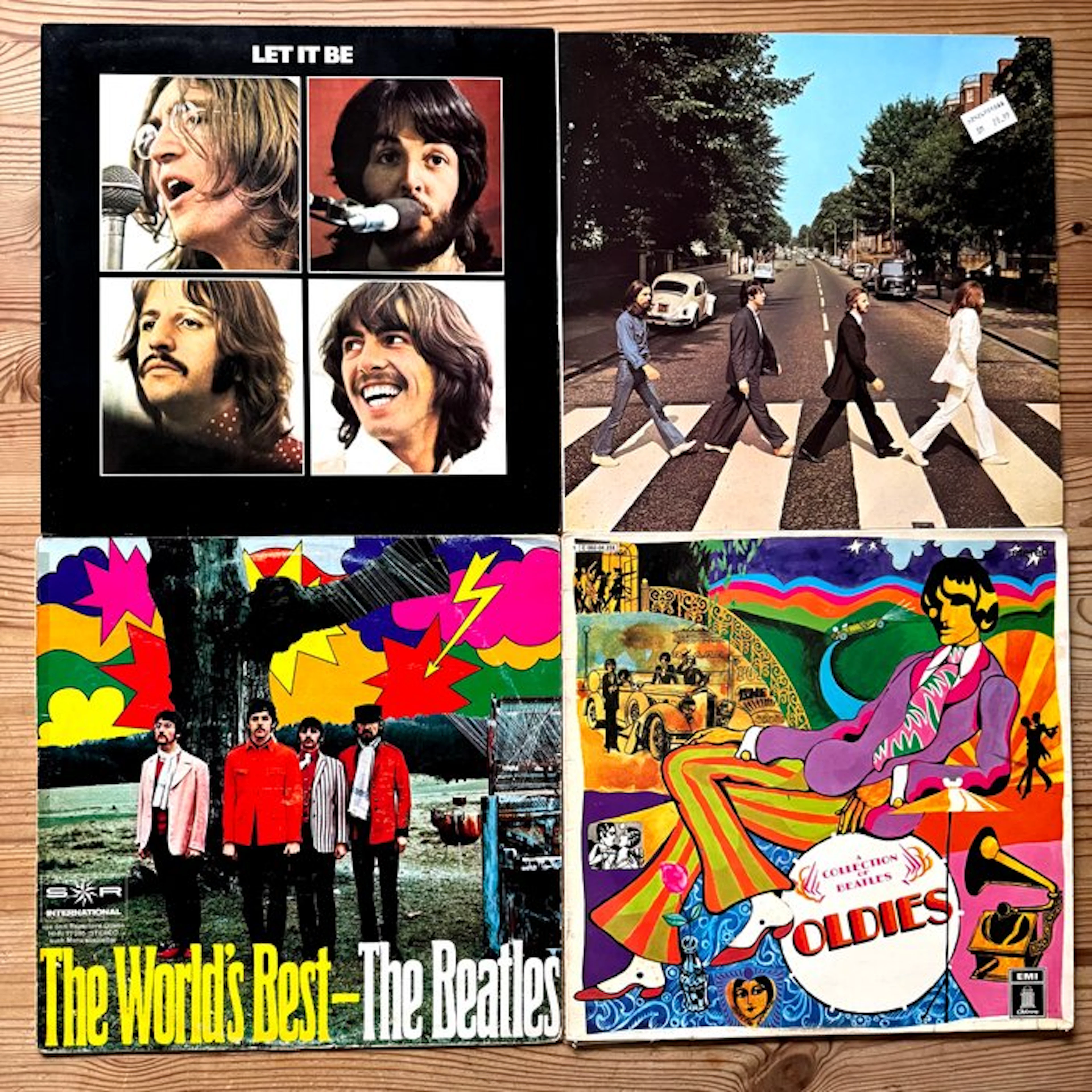 Beatles - 4 x great Beatles Albums - Multiple titles - LP...