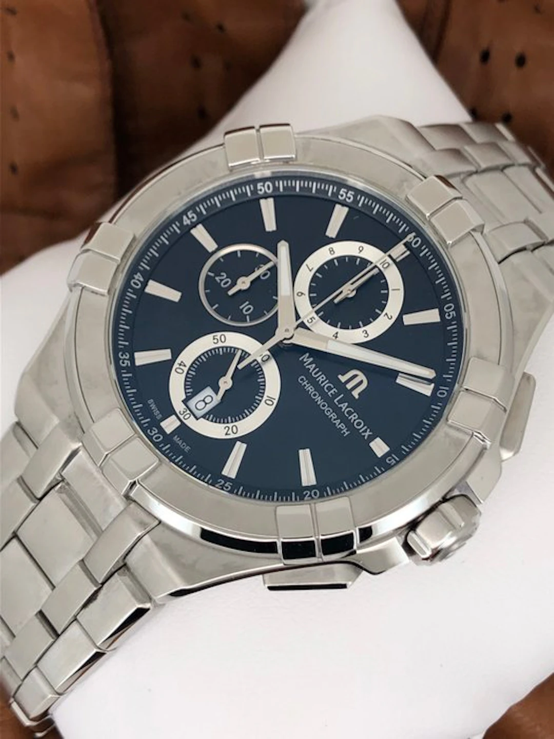 Maurice Lacroix - Aikon Chronograph - AI1018-SS002-330-1 - Men - 2010-2020