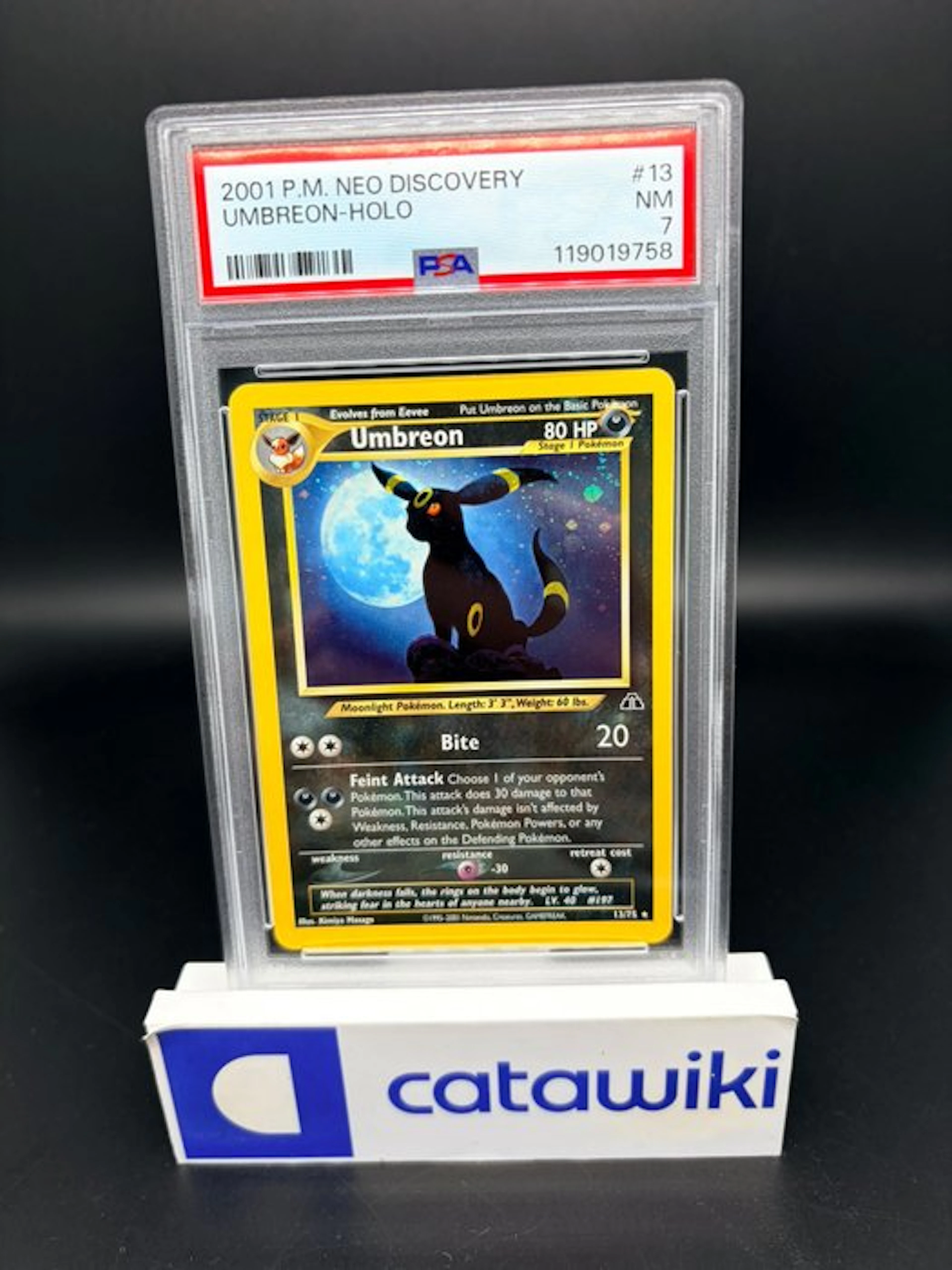 Pokémon - 1 Graded card - Umbreon Holo 13/75 PSA 7 - Neo...