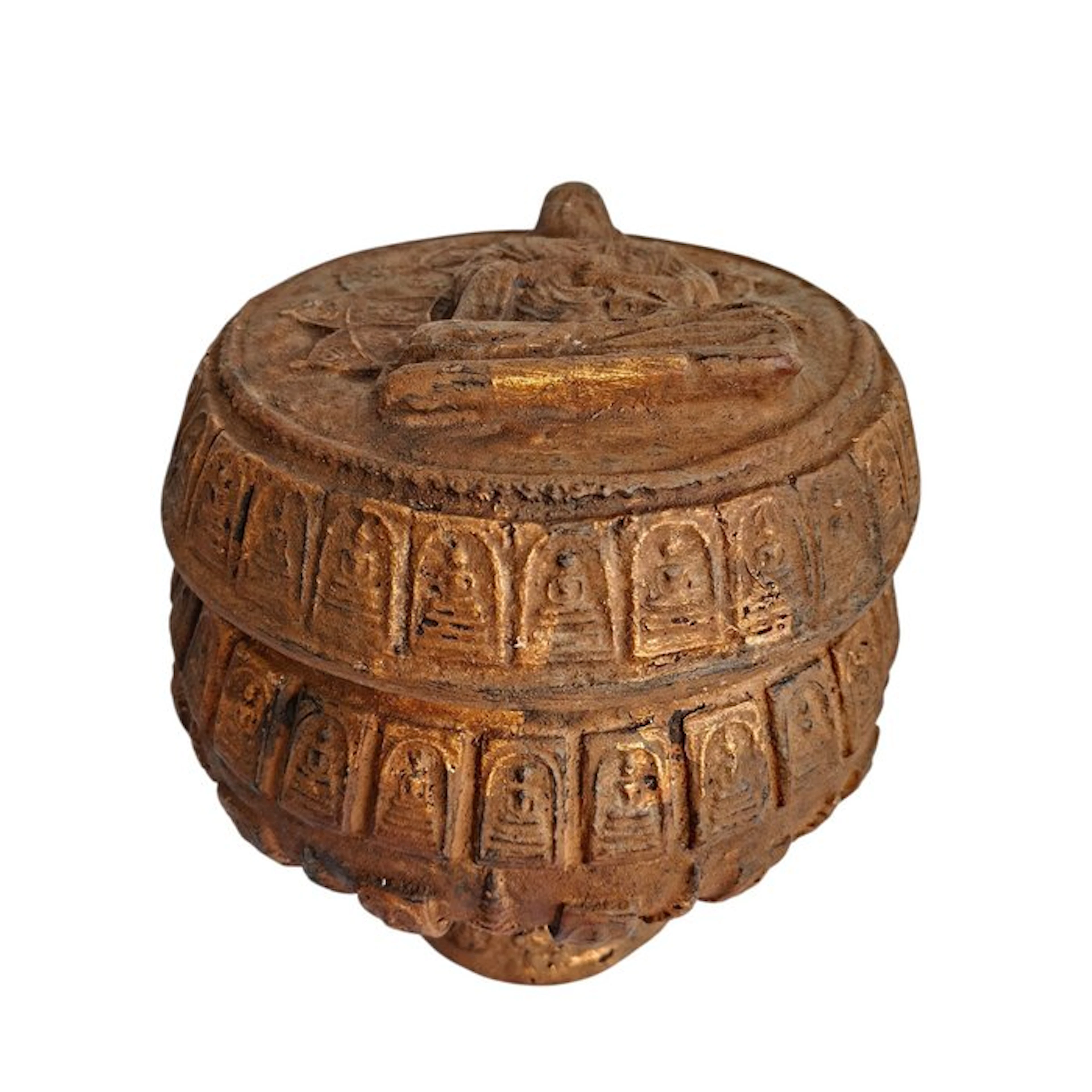 Luang Phor Toh & Phra Somdej - Bowl - Terracotta