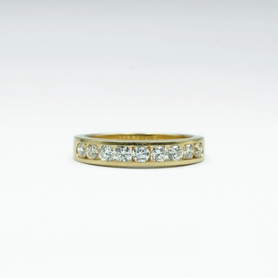 Ring - 14 kt. Yellow gold - Diamond