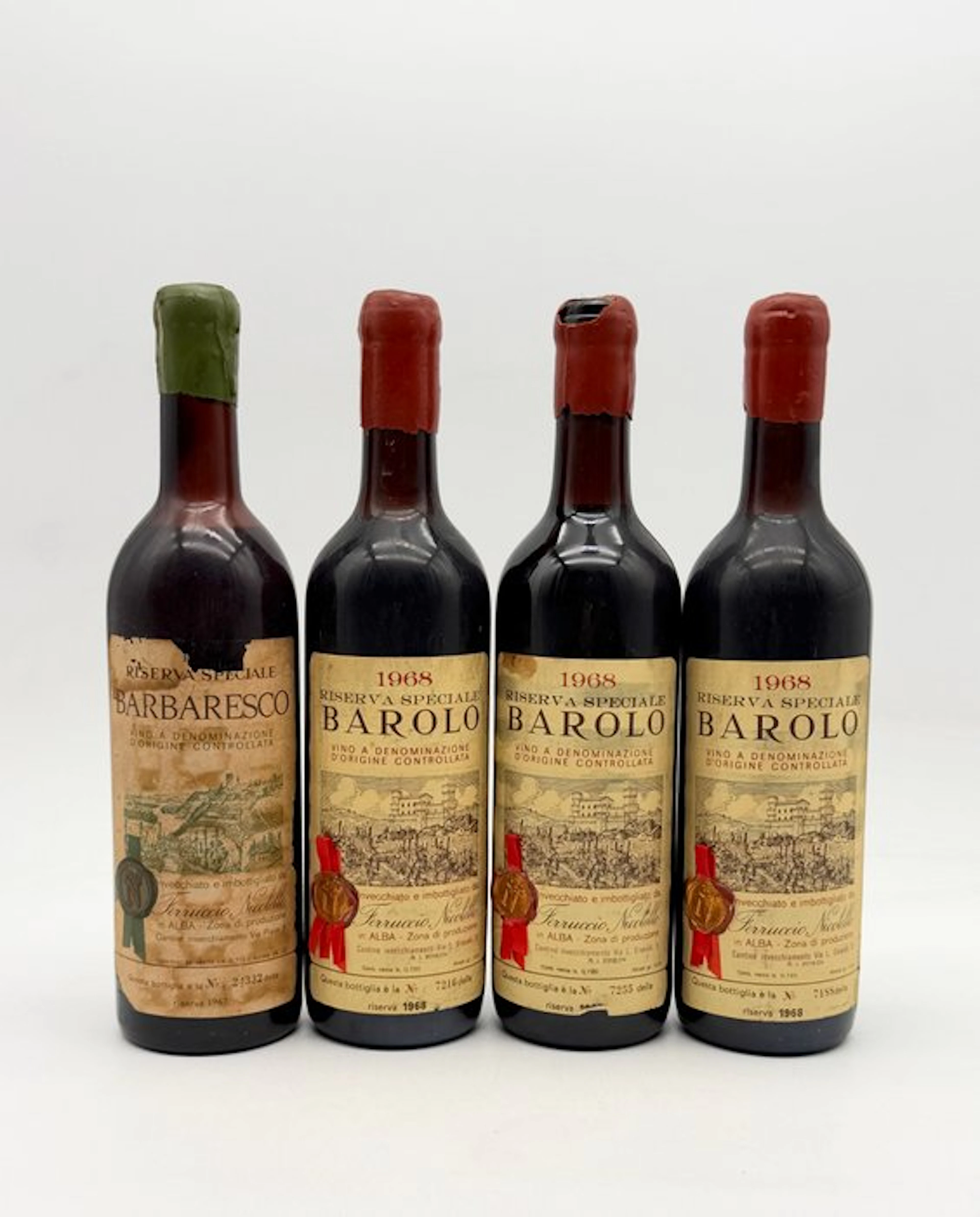 1967 Barbaresco & 1968 x3 Barolo