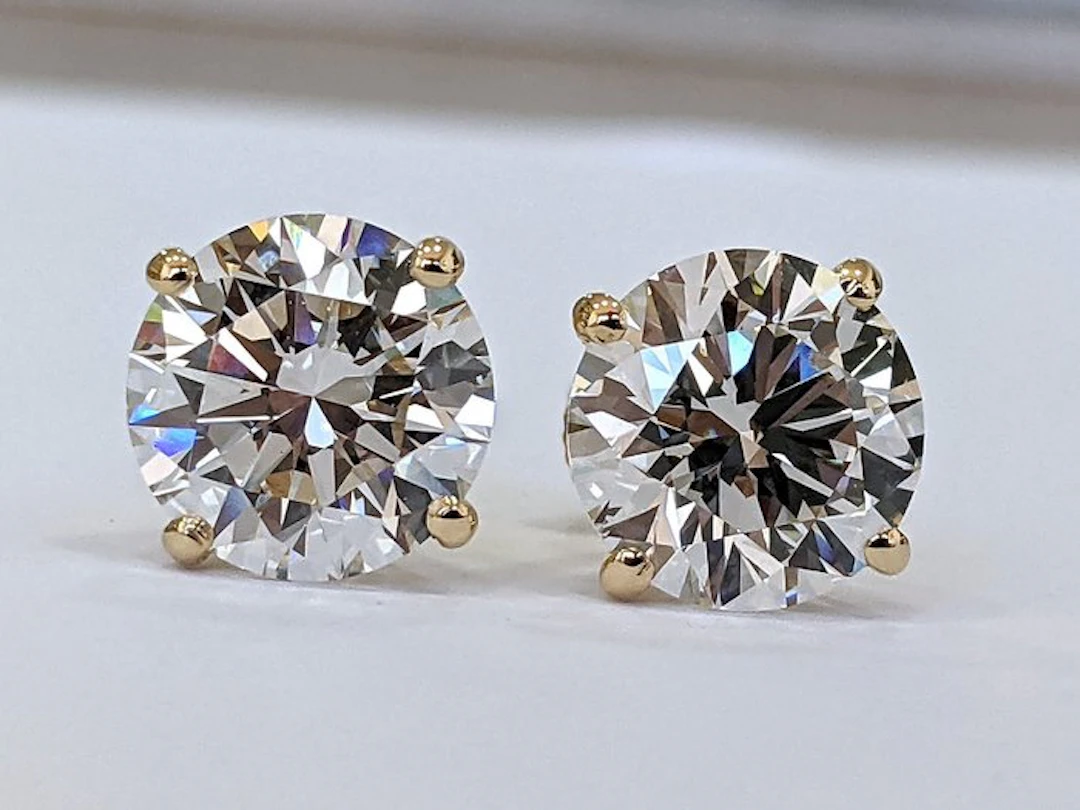 No reserve price - Earrings - 8 kt