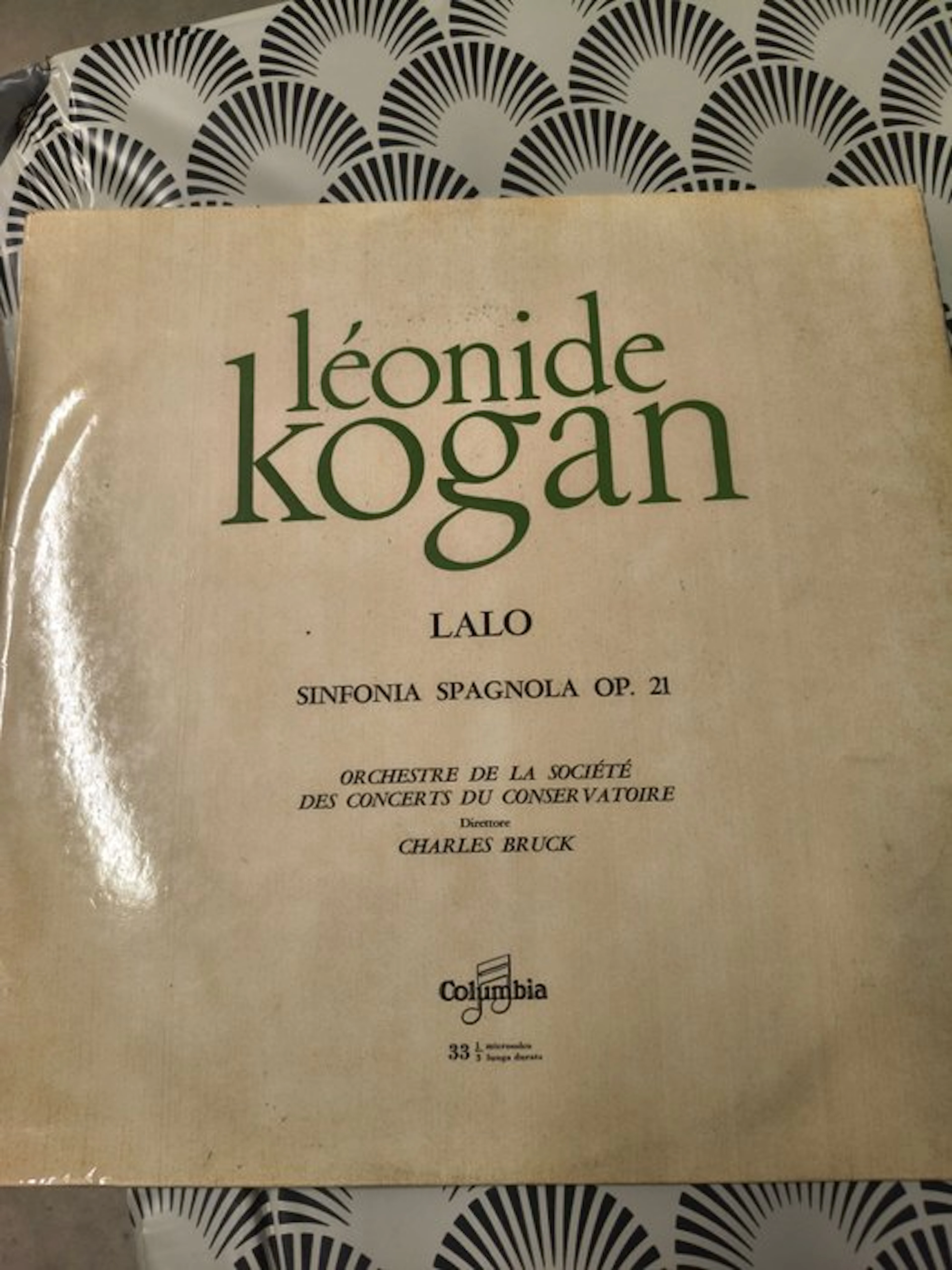 Léonide Kogan - Sinfonia Spagnola Op. 21 - LP album (stand-alone item) - 1958