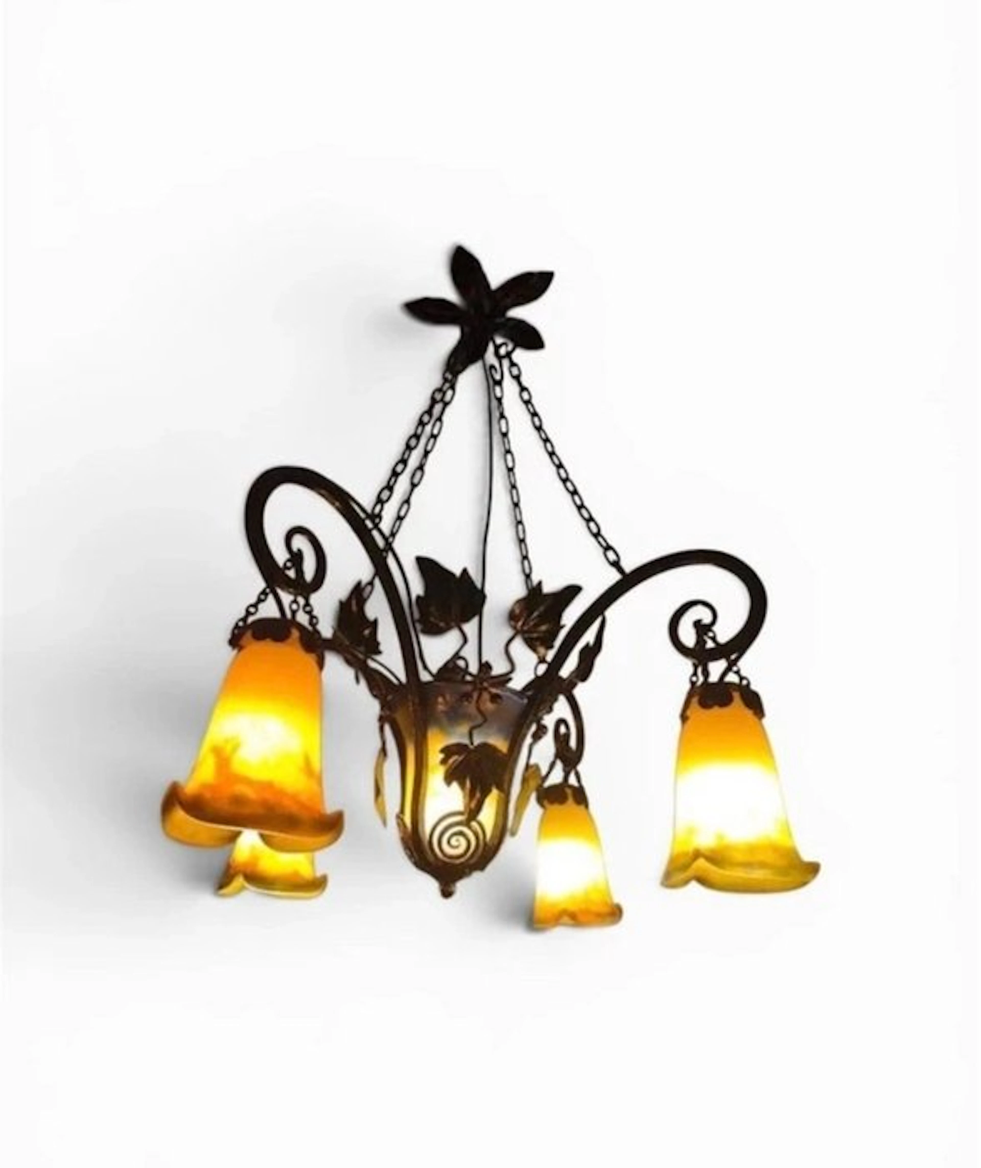 Muller Frères - Muller Frères - Chandelier - Glass - Go to the forger